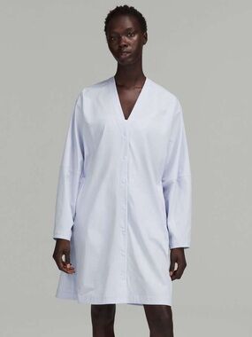 Lululemon WovenAir Button Front Shirt Dress
